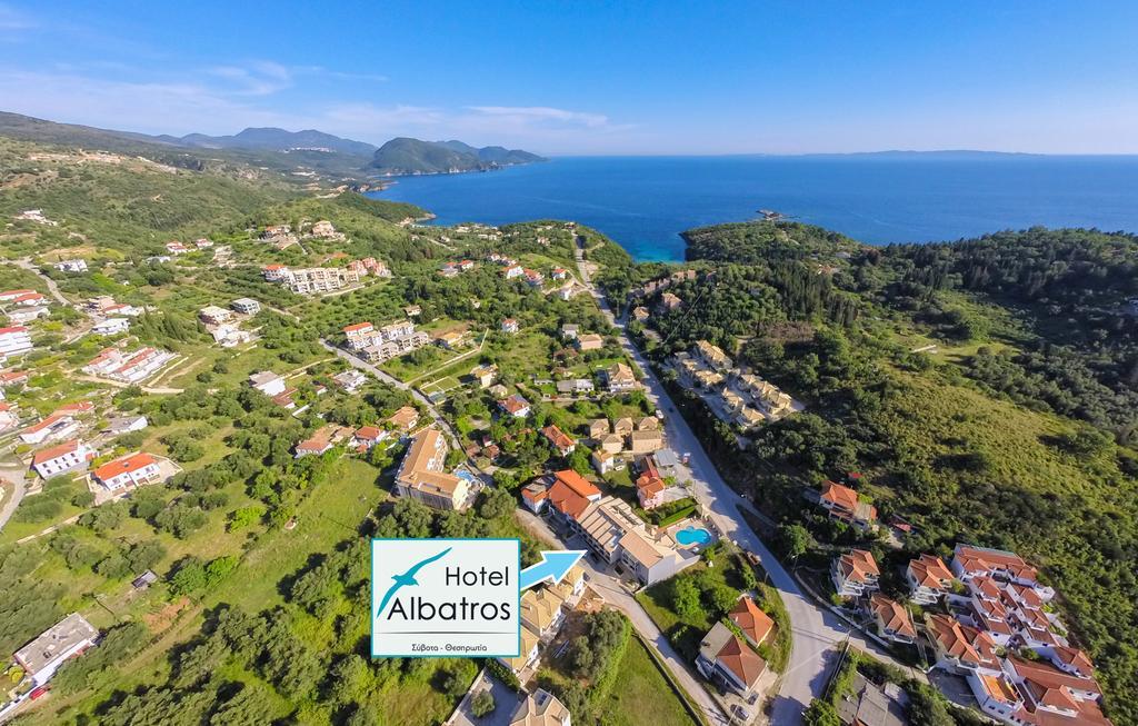 Albatros Hotel Sívota Exterior foto